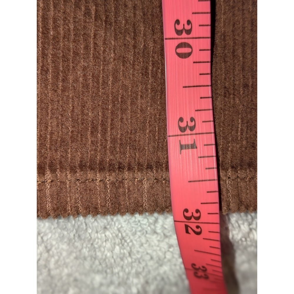 J.Crew Brown Corduroy Flare Leg Pants High Rise Womens Size 30 $158 NWT Flaw - Picture 7 of 11